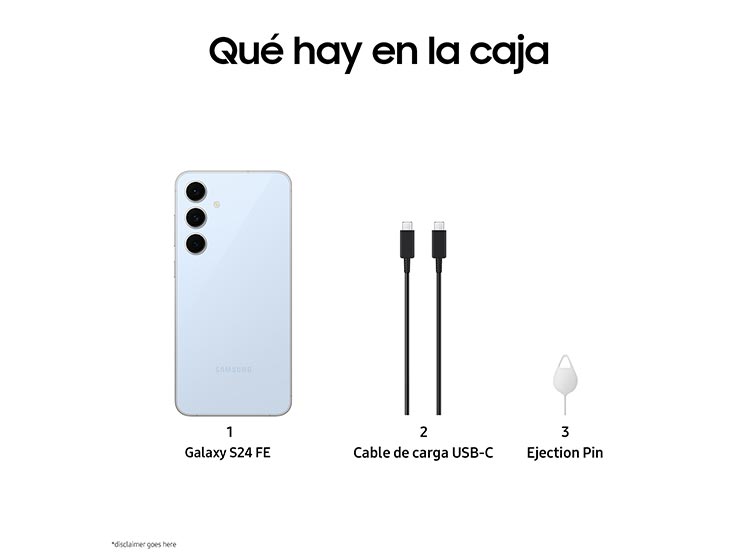 Celular Galaxy S24 Fe 5G 256GB Azul